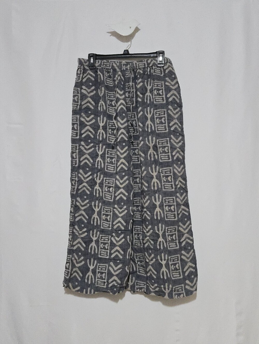 Vintage Orvis Wide-Leg Palazzo Pants - Loose - Oversized - Aztec Tribal - Size S